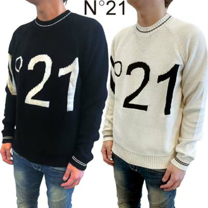 楽天市場】ヌメロヴェントゥーノ N°21 セーター メンズ ニット 2色展開  