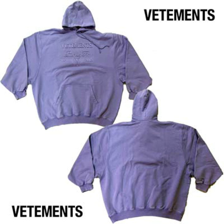 楽天市場】ヴェトモン VETEMENTS パーカー メンズ フーディ スウェット 