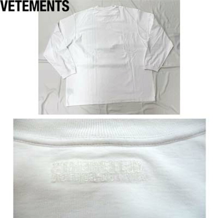 楽天市場】ヴェトモン VETEMENTS ロンT ロングTシャツ メンズ ユニ 
