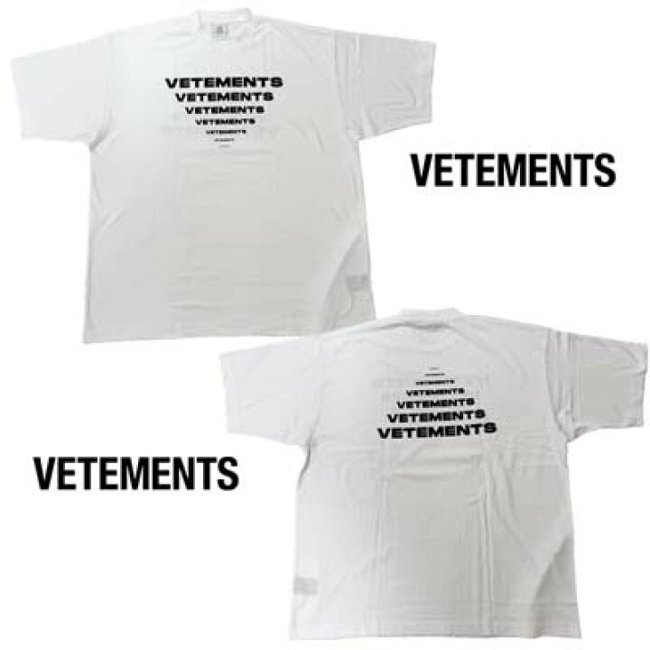 楽天市場】ヴェトモン VETEMENTS Tシャツ メンズ 半袖 ユニセックス可  