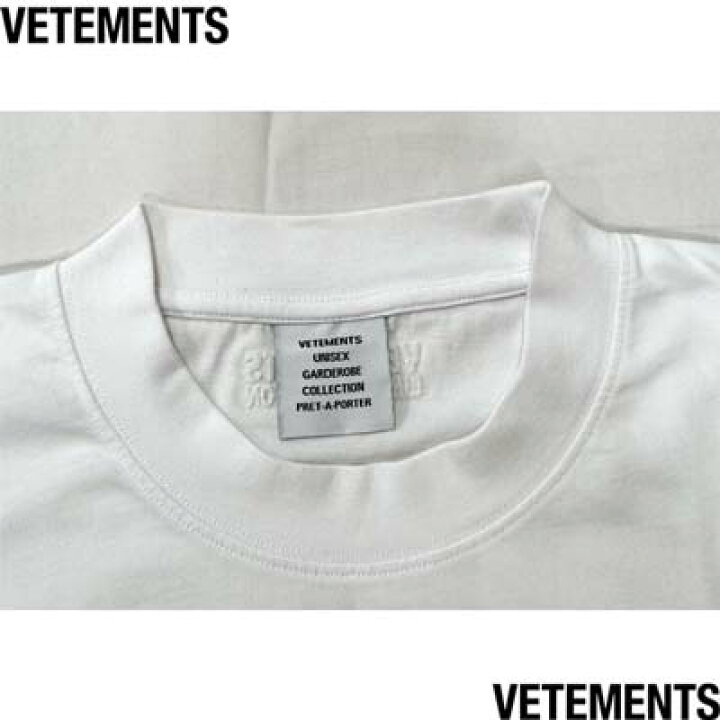 楽天市場】ヴェトモン VETEMENTS Tシャツ メンズ 半袖 ユニセックス可 