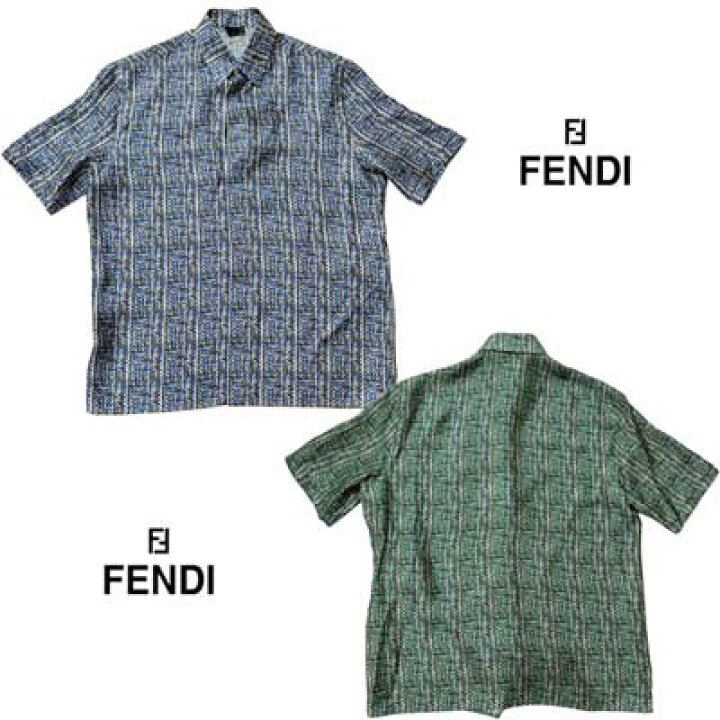 楽天市場】フェンディ FENDI シャツ メンズ 半袖 カジュアルシャツ 