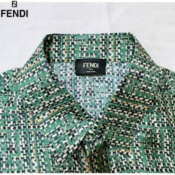 楽天市場】フェンディ FENDI シャツ メンズ 半袖 カジュアルシャツ 