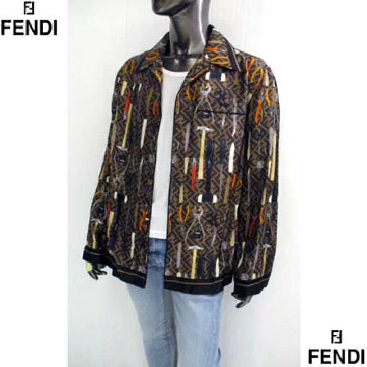 楽天市場】フェンディ FENDI シャツ 長袖 メンズ カジュアル トップス 