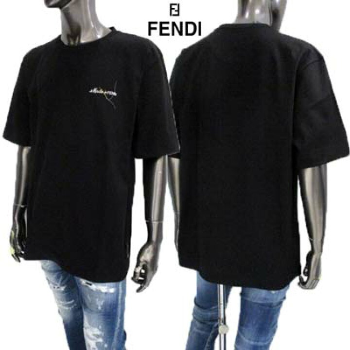 楽天市場】フェンディ FENDI Tシャツ メンズ 半袖 カットソー トップス 