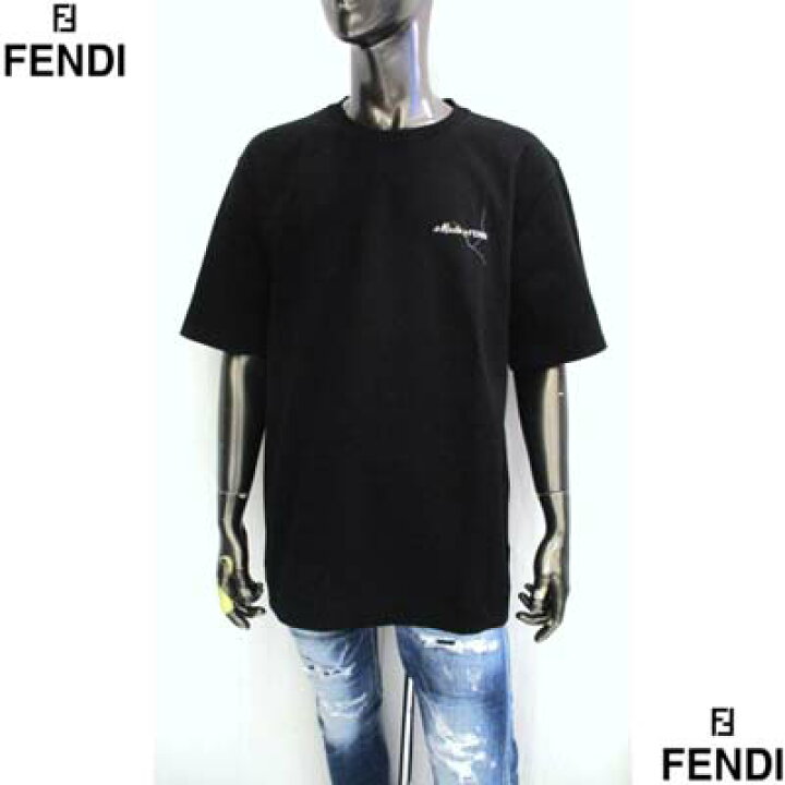楽天市場】フェンディ FENDI Tシャツ メンズ 半袖 カットソー トップス 