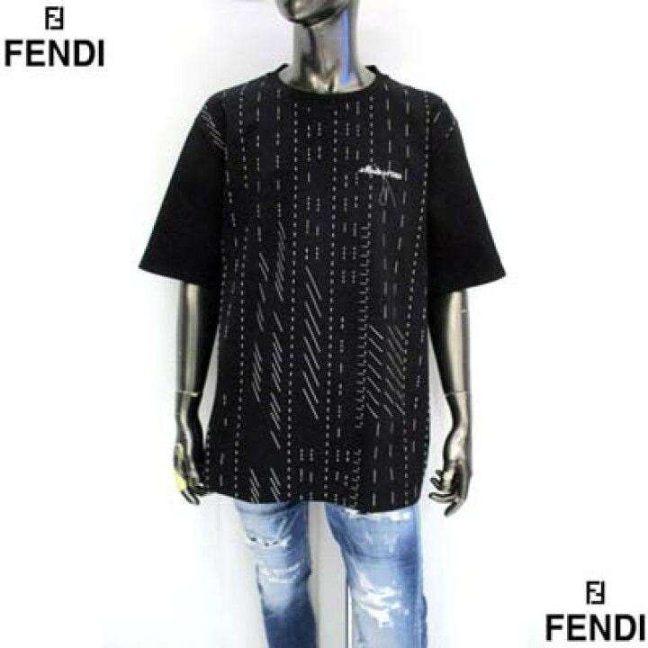 楽天市場】フェンディ FENDI Tシャツ メンズ 半袖 カットソー 2色展開 