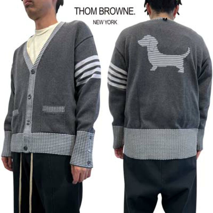 楽天市場】トムブラウン THOM BROWNE カーディガン メンズ アーム4BAR 
