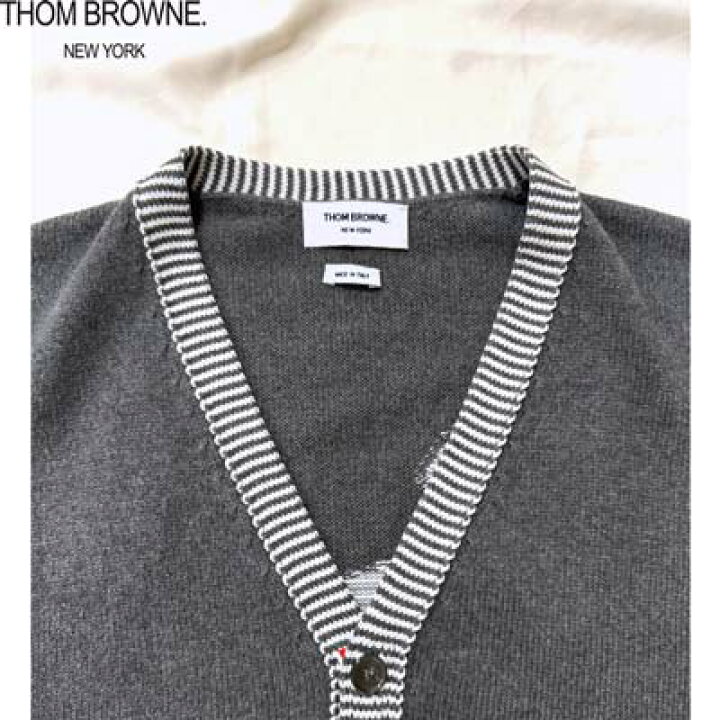 楽天市場】トムブラウン THOM BROWNE カーディガン メンズ アーム4BAR 