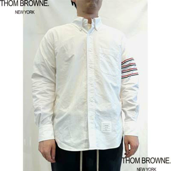 楽天市場】トムブラウン THOM BROWNE シャツ メンズ 長袖 レフトアーム  
