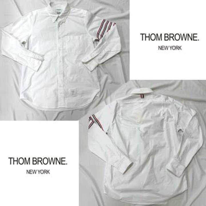 楽天市場】トムブラウン THOM BROWNE シャツ メンズ 長袖 レフトアーム 