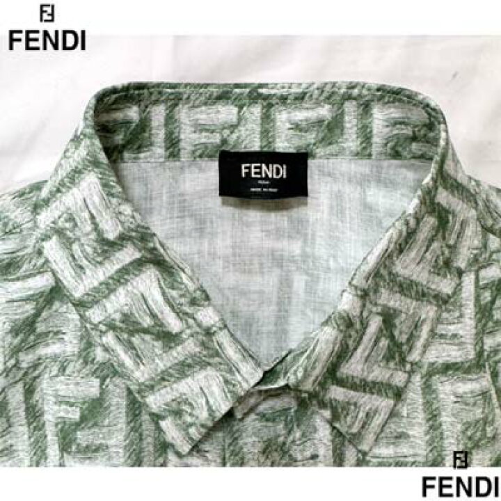楽天市場】フェンディ FENDI カジュアルシャツ メンズ 半袖 トップス 