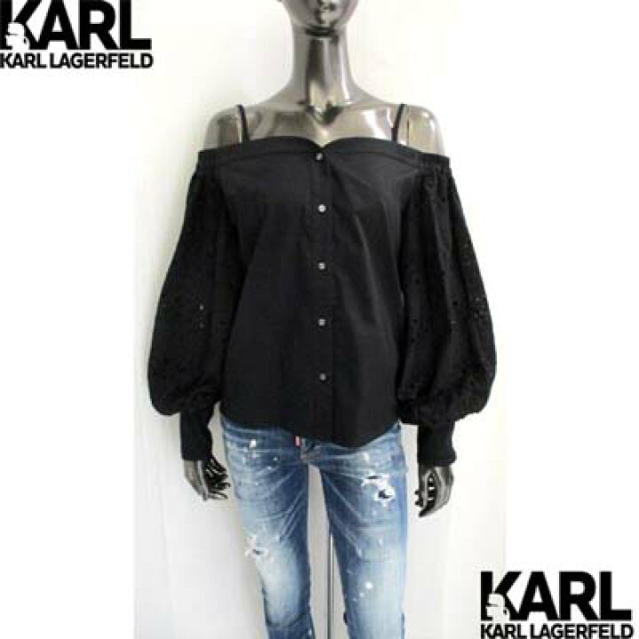 楽天市場】カールラガーフェルド KARL LAGERFELD シャツ ブラウス 