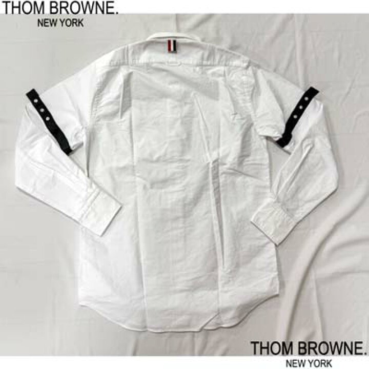 楽天市場】トムブラウン THOM BROWNE シャツ メンズ 長袖 フロント裾  
