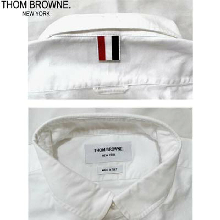 楽天市場】トムブラウン THOM BROWNE シャツ メンズ 長袖 フロント裾 