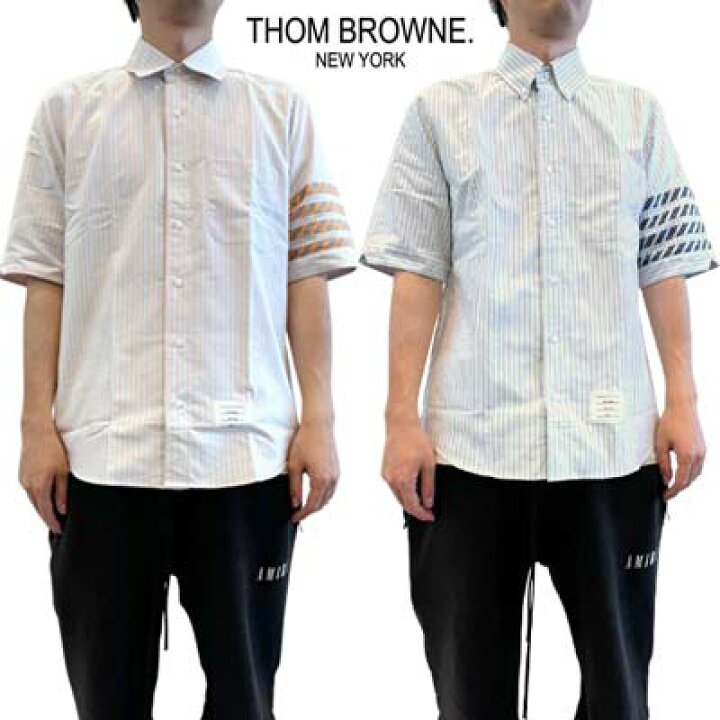 楽天市場】トムブラウン THOM BROWNE カジュアルシャツ メンズ 半袖 