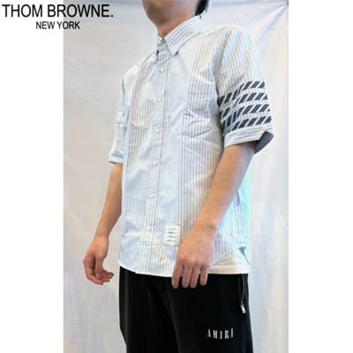 楽天市場】トムブラウン THOM BROWNE カジュアルシャツ メンズ 半袖 