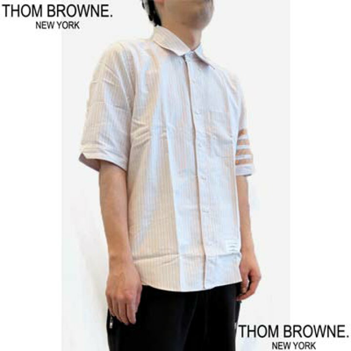 楽天市場】トムブラウン THOM BROWNE カジュアルシャツ メンズ 半袖 