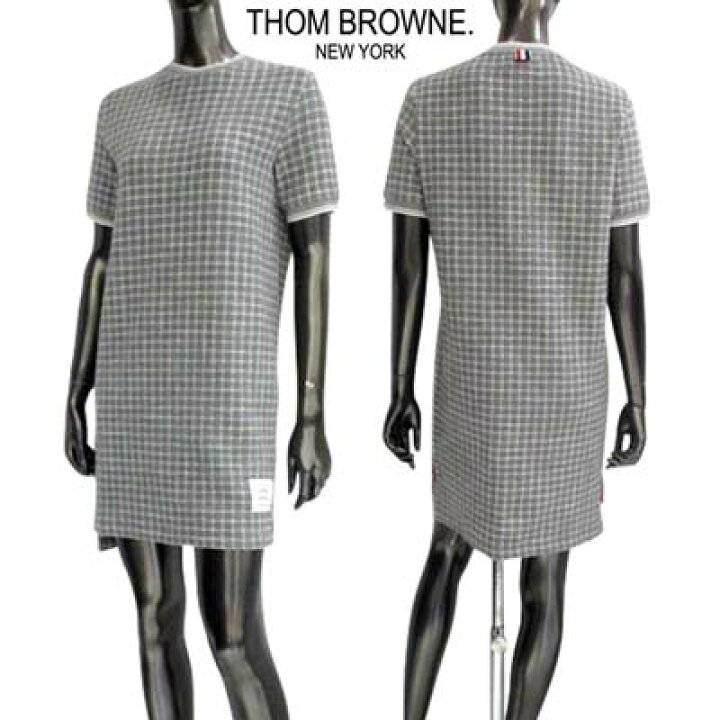 THOM BROWNE トムブラウンロゴパッチシャツドレスサイズ36