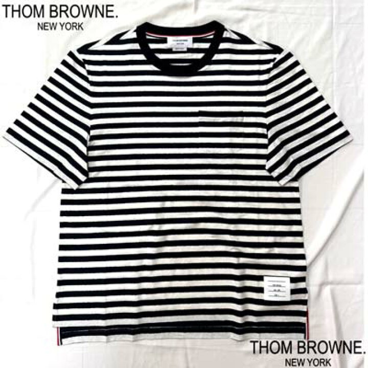 楽天市場】トムブラウン THOM BROWNE Tシャツ メンズ 半袖 サイド裾 