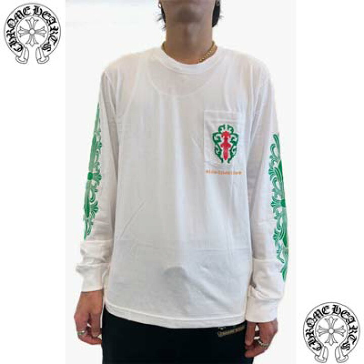 楽天市場】クロムハーツ CHROMEHEARTS ロンT ロングTシャツ メンズ 胸 