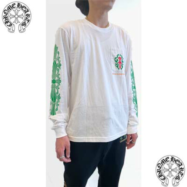 楽天市場】クロムハーツ CHROMEHEARTS ロンT ロングTシャツ メンズ 胸 