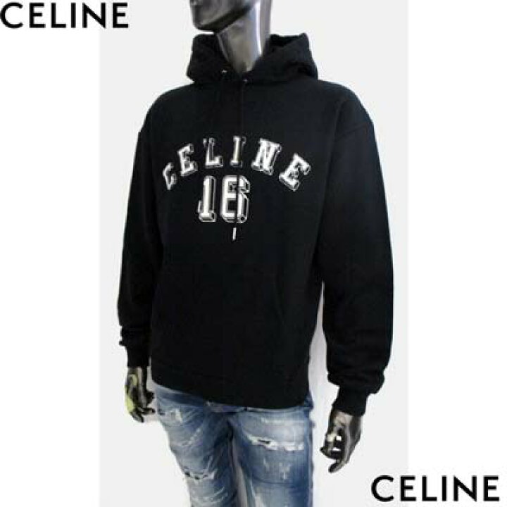 楽天市場】セリーヌ CELINE パーカー メンズ フーディ スウェット 