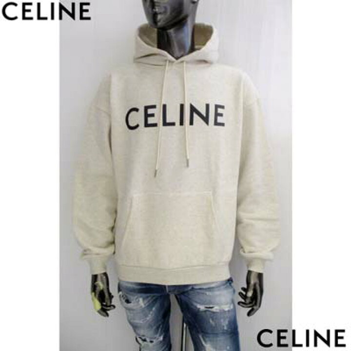 楽天市場】セリーヌ CELINE パーカー メンズ フーディ スウェット 