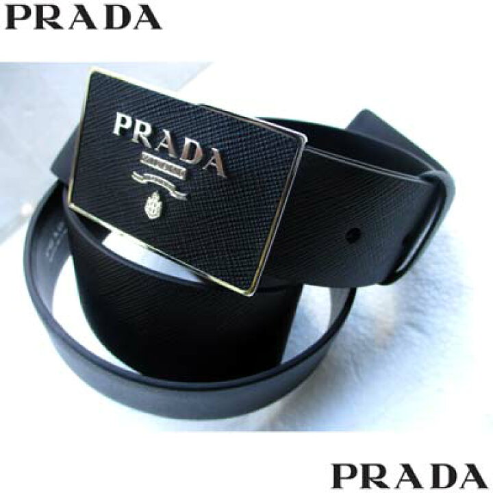 楽天市場】プラダ PRADA ベルト メンズ グッズ 小物 バックル/帯部分 