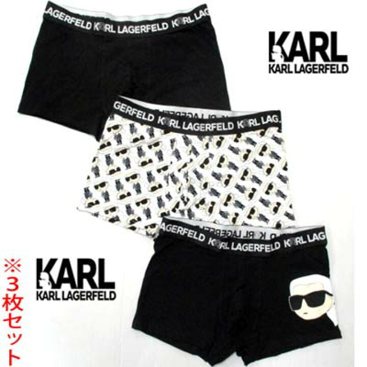 楽天市場】カールラガーフェルド KARL LAGERFELD ボクサーパンツ 