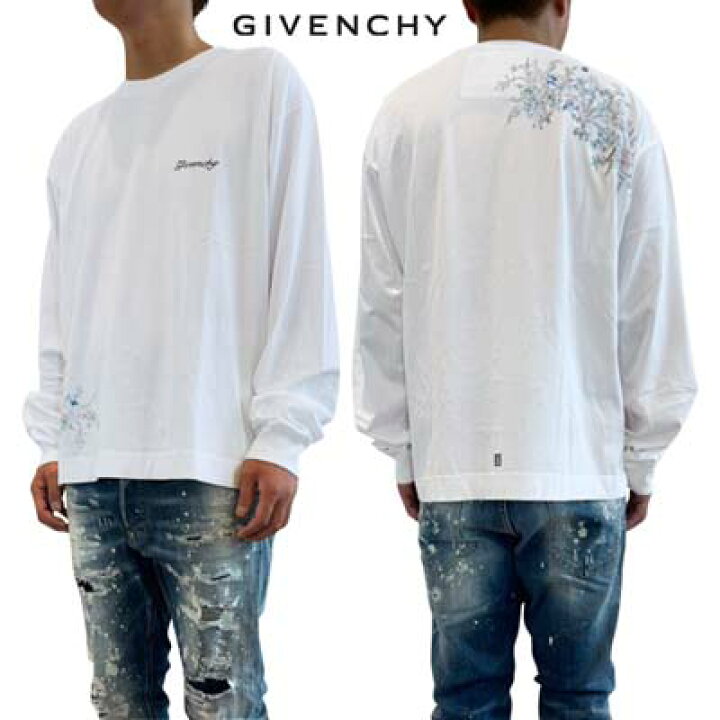 楽天市場】ジバンシー GIVENCHY ロンT ロングTシャツ メンズ 長袖 ロゴ 