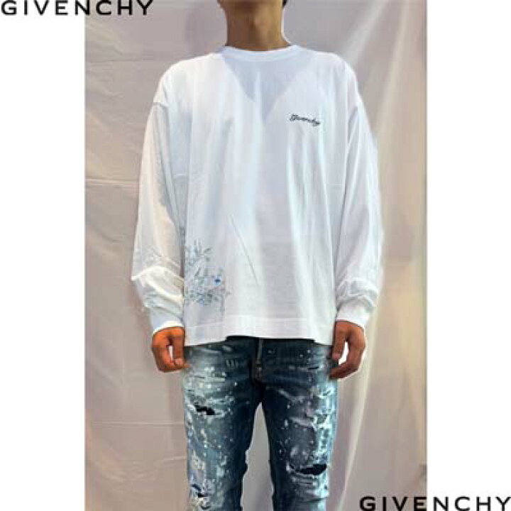 楽天市場】ジバンシー GIVENCHY ロンT ロングTシャツ メンズ 長袖 ロゴ