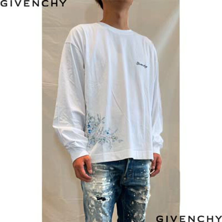 楽天市場】ジバンシー GIVENCHY ロンT ロングTシャツ メンズ 長袖 ロゴ 