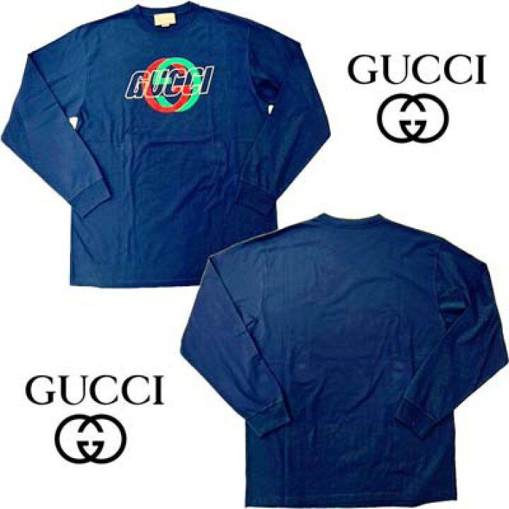楽天市場】グッチ GUCCI ロンT ロングTシャツ メンズ 長袖 トップス  
