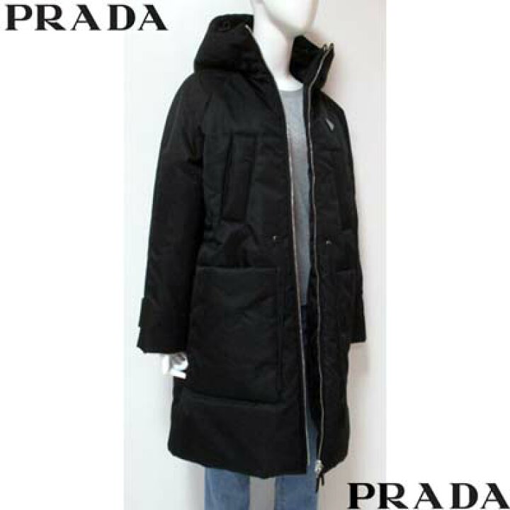 楽天市場】プラダ PRADA レディース ダウンコート ロングジャケット 