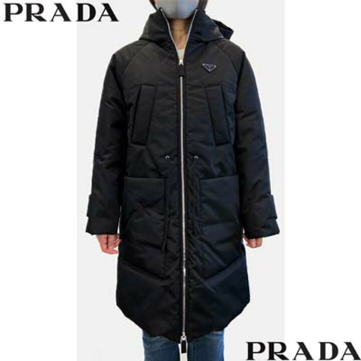 楽天市場】プラダ PRADA レディース ダウンコート ロングジャケット 