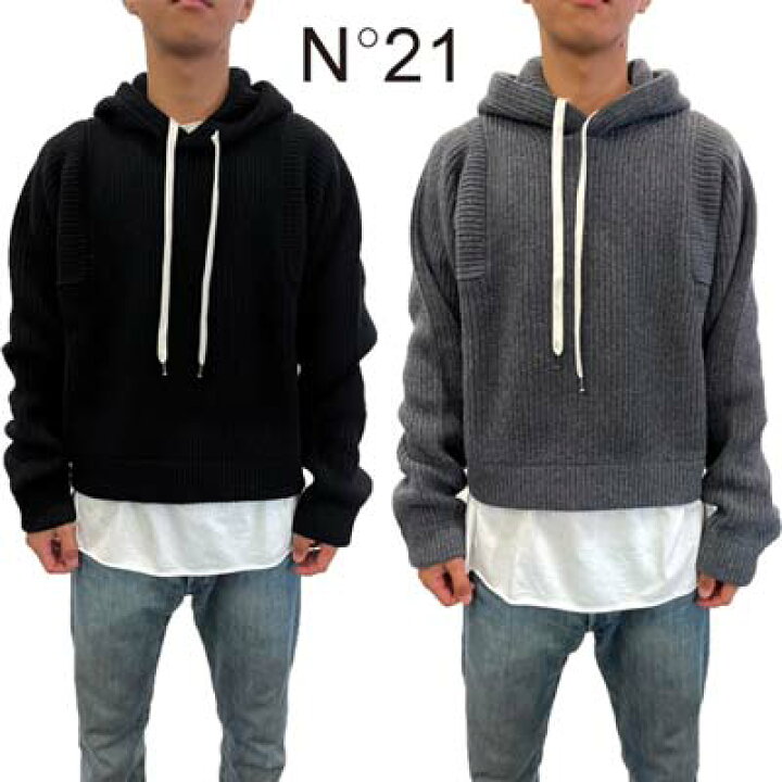 楽天市場】N°21 ヌメロヴェントゥーノ フード付きセーター ニット 