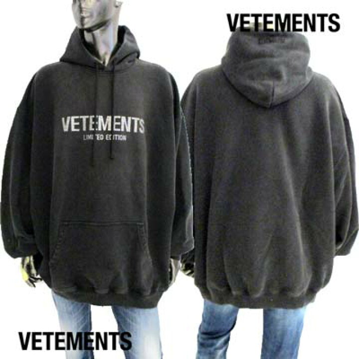 楽天市場】VETEMENTS ヴェトモン パーカー フーディ スウェット ユニ  
