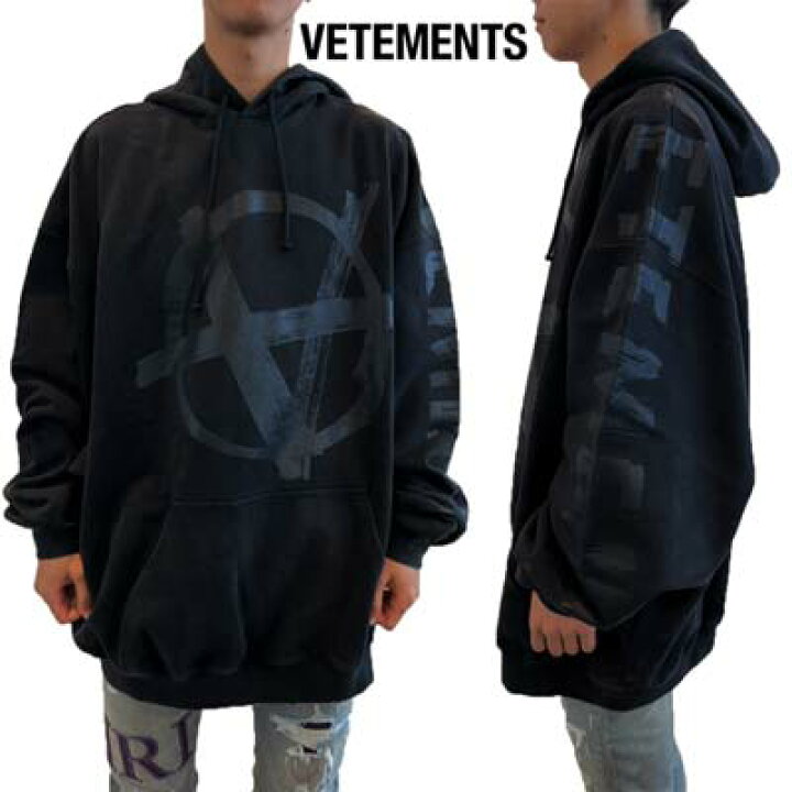 楽天市場】VETEMENTS ヴェトモン パーカー フーディ メンズ トップス 