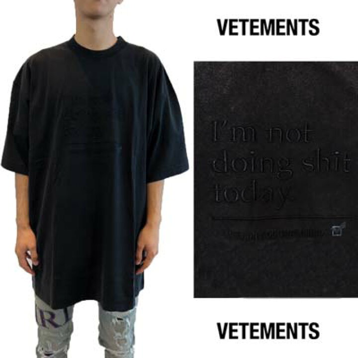 楽天市場】VETEMENTS ヴェトモン 半袖Tシャツ メンズ ユニセックス 