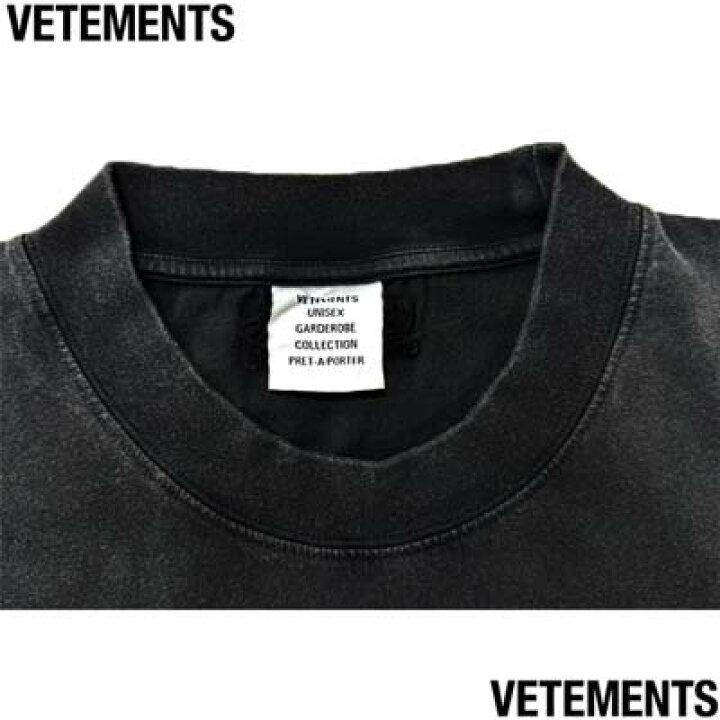 楽天市場】VETEMENTS ヴェトモン 半袖Tシャツ メンズ ユニセックス 