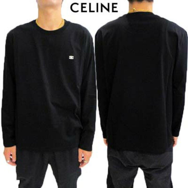 楽天市場】CELINE セリーヌ ロンT ロングTシャツ メンズ 長袖 トップス 