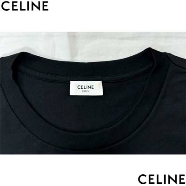 楽天市場】CELINE セリーヌ ロンT ロングTシャツ メンズ 長袖 トップス 