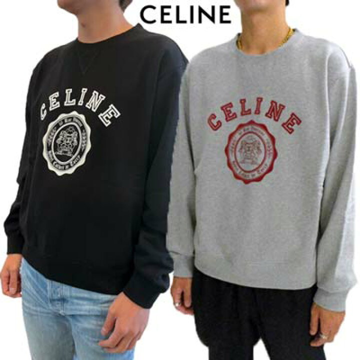 楽天市場】CELINE セリーヌ トレーナー スウェット メンズ 2色展開