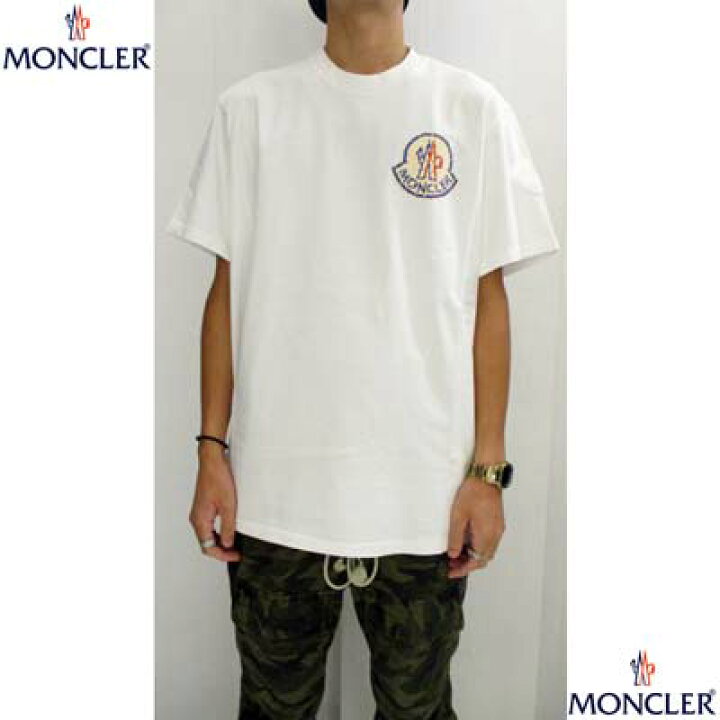 楽天市場】MONCLER モンクレール Tシャツ 半袖 メンズ トップス ロゴT 