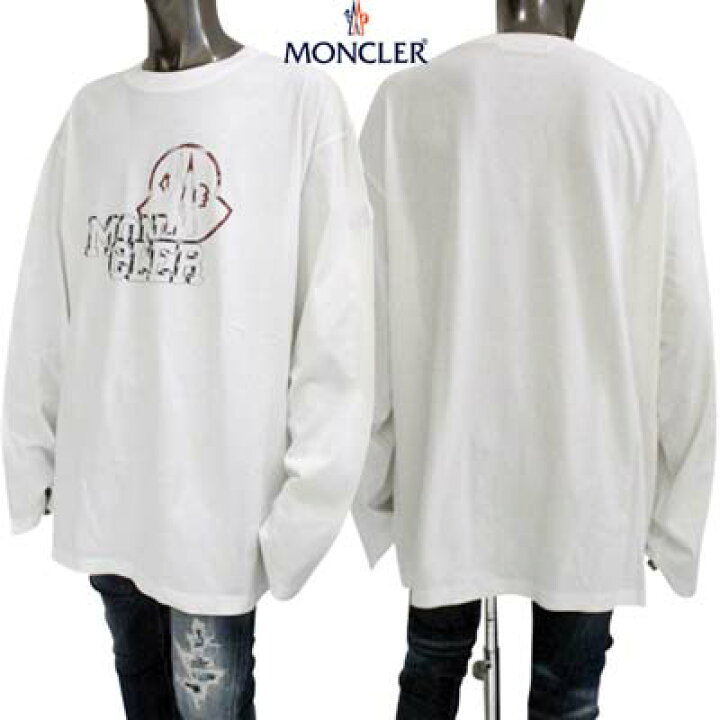 楽天市場】MONCLER モンクレール ロンT ロングTシャツ 長袖 メンズ 