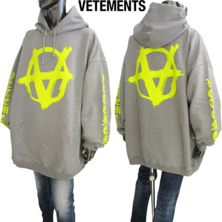 楽天市場】ヴェトモン VETEMENTS パーカー フーディ メンズ スウェット 