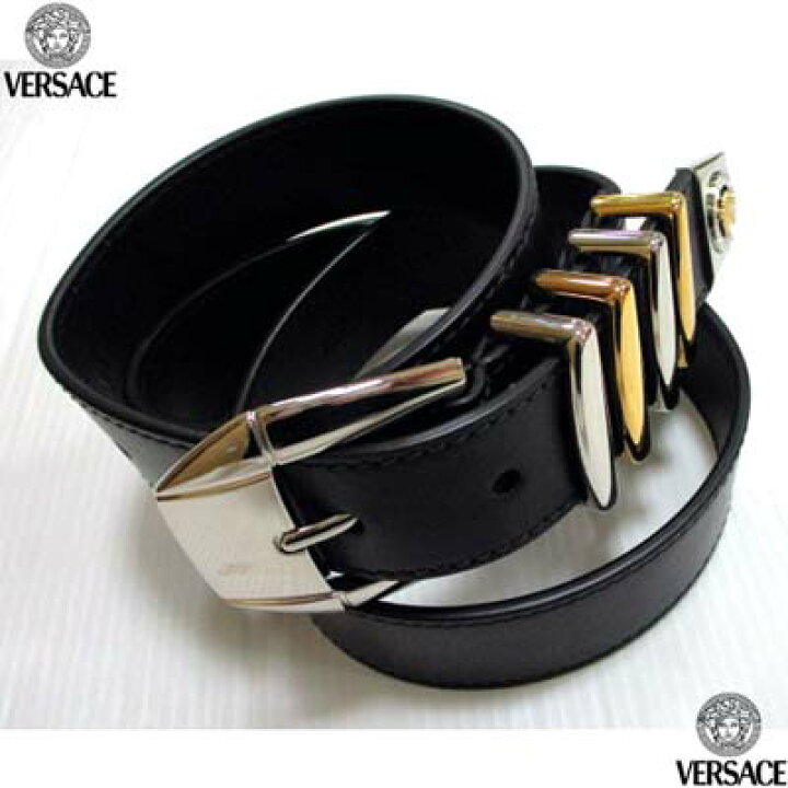 楽天市場】ヴェルサーチ VERSACE ベルト メンズ 小物 グッズ 剣先金具 