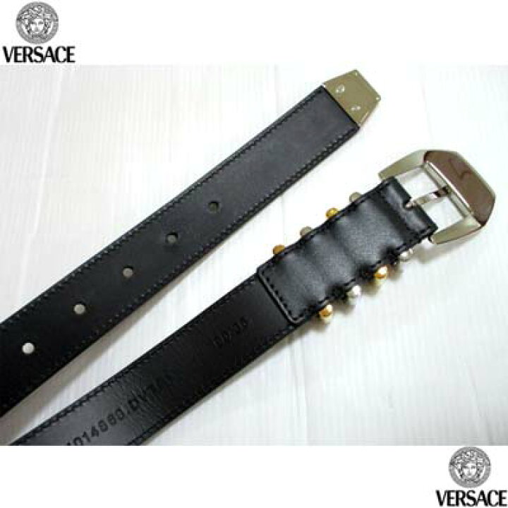 楽天市場】ヴェルサーチ VERSACE ベルト メンズ 小物 グッズ 剣先金具 