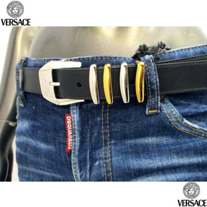 楽天市場】ヴェルサーチ VERSACE ベルト メンズ 小物 グッズ 剣先金具 